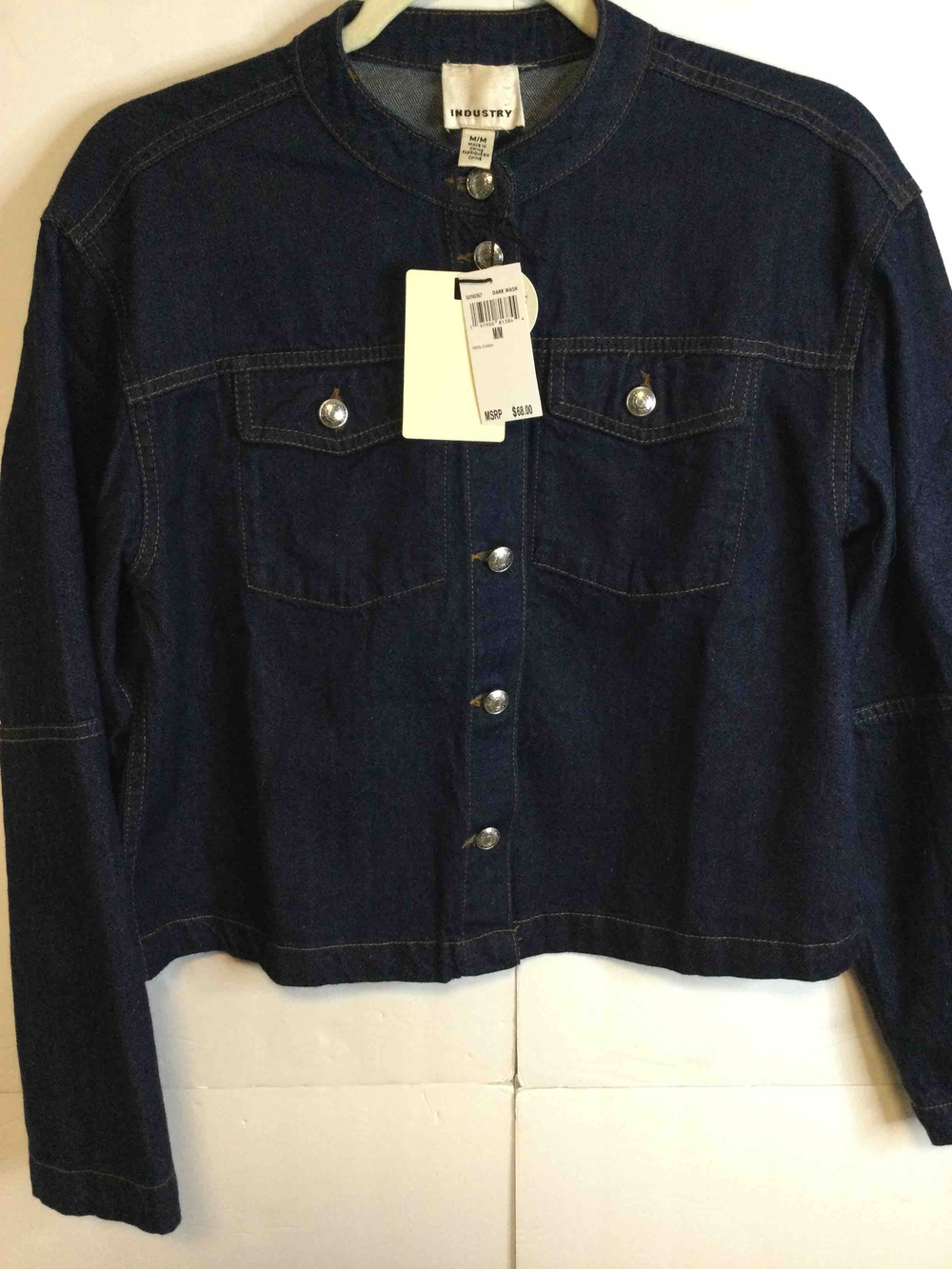 Denim Jacket - Dark Blue Women's Jacket